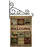 Call Of The Wilderness - Outdoor Nature Vertical Impressions Decorative Flags HG109048 Made In USA