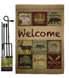 Call Of The Wilderness - Outdoor Nature Vertical Impressions Decorative Flags HG109048 Made In USA