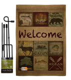 Call Of The Wilderness - Outdoor Nature Vertical Impressions Decorative Flags HG109048 Made In USA