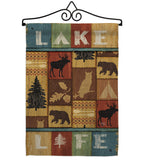 Lake Life - Outdoor Nature Vertical Impressions Decorative Flags HG109055 Made In USA