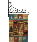 Lake Life - Outdoor Nature Vertical Impressions Decorative Flags HG109055 Made In USA