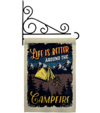 Better Campfire - Outdoor Nature Vertical Impressions Decorative Flags HG109079 Made In USA