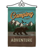 Adventure Camping - Outdoor Nature Vertical Impressions Decorative Flags HG137223 Made In USA