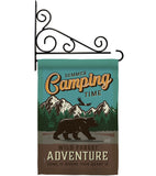 Adventure Camping - Outdoor Nature Vertical Impressions Decorative Flags HG137223 Made In USA