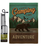 Adventure Camping - Outdoor Nature Vertical Impressions Decorative Flags HG137223 Made In USA