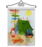 Travel & Camp - Outdoor Nature Vertical Impressions Decorative Flags HG137586 Made In USA