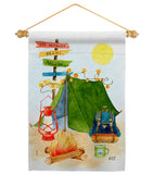 Travel & Camp - Outdoor Nature Vertical Impressions Decorative Flags HG137586 Made In USA