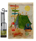 Travel & Camp - Outdoor Nature Vertical Impressions Decorative Flags HG137586 Made In USA