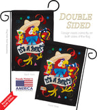 It's a Party Parrot - Party & Celebration Special Occasion Vertical Impressions Decorative Flags HG115040 Made In USA