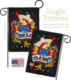 It's a Party Parrot - Party & Celebration Special Occasion Vertical Impressions Decorative Flags HG115040 Made In USA