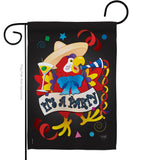 It's a Party Parrot - Party & Celebration Special Occasion Vertical Impressions Decorative Flags HG115040 Made In USA