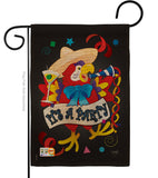 It's a Party Parrot - Party & Celebration Special Occasion Vertical Impressions Decorative Flags HG115040 Made In USA