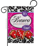 It's Bunco Time! - Party & Celebration Special Occasion Vertical Impressions Decorative Flags HG115098 Made In USA