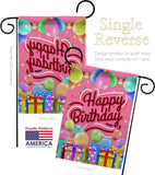 Celebrate Happy Birthday - Party & Celebration Special Occasion Vertical Impressions Decorative Flags HG115133 Made In USA