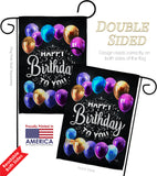 Hooray Birthday - Party & Celebration Special Occasion Vertical Impressions Decorative Flags HG115164 Made In USA