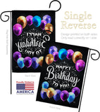 Hooray Birthday - Party & Celebration Special Occasion Vertical Impressions Decorative Flags HG115164 Made In USA