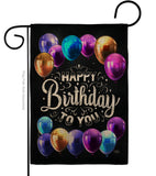 Hooray Birthday - Party & Celebration Special Occasion Vertical Impressions Decorative Flags HG115164 Made In USA