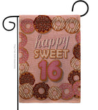 Sweet sixteen - Party & Celebration Special Occasion Vertical Impressions Decorative Flags HG115175 Made In USA