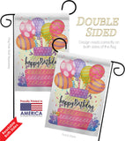 Happy Birthday Balloon - Party & Celebration Special Occasion Vertical Impressions Decorative Flags HG115182 Made In USA