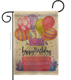 Happy Birthday Balloon - Party & Celebration Special Occasion Vertical Impressions Decorative Flags HG115182 Made In USA