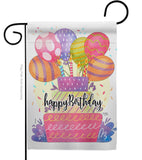 Happy Birthday Balloon - Party & Celebration Special Occasion Vertical Impressions Decorative Flags HG115182 Made In USA