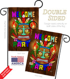 Welcome Tiki Party - Party & Celebration Special Occasion Vertical Impressions Decorative Flags HG137062 Made In USA