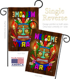 Welcome Tiki Party - Party & Celebration Special Occasion Vertical Impressions Decorative Flags HG137062 Made In USA