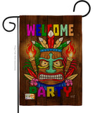 Welcome Tiki Party - Party & Celebration Special Occasion Vertical Impressions Decorative Flags HG137062 Made In USA