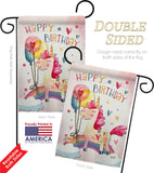 Unicorn Birthday - Party & Celebration Special Occasion Vertical Impressions Decorative Flags HG137163 Made In USA