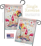 Unicorn Birthday - Party & Celebration Special Occasion Vertical Impressions Decorative Flags HG137163 Made In USA