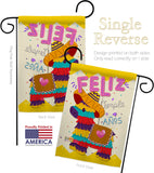 Feliz Cumpleaños - Party & Celebration Special Occasion Vertical Impressions Decorative Flags HG137194 Made In USA