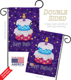 Celerate Birthday - Party & Celebration Special Occasion Vertical Impressions Decorative Flags HG137417 Made In USA