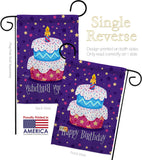 Celerate Birthday - Party & Celebration Special Occasion Vertical Impressions Decorative Flags HG137417 Made In USA