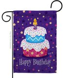 Celerate Birthday - Party & Celebration Special Occasion Vertical Impressions Decorative Flags HG137417 Made In USA