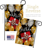 Happy Birthday - Party & Celebration Special Occasion Vertical Impressions Decorative Flags HG192155 Made In USA