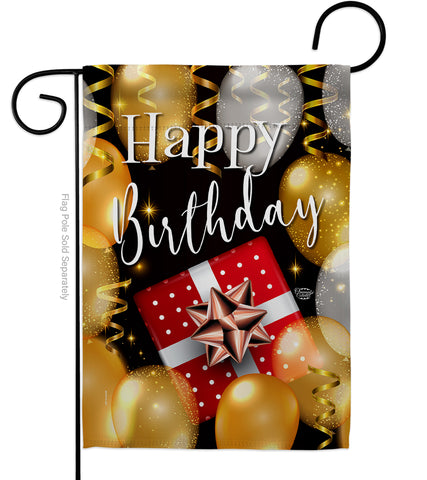 Happy Birthday - Party & Celebration Special Occasion Vertical Impressions Decorative Flags HG192155 Made In USA