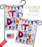 It's Your Day - Party & Celebration Special Occasion Vertical Impressions Decorative Flags HG192169 Made In USA