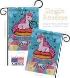 Unicorn Party - Party & Celebration Special Occasion Vertical Impressions Decorative Flags HG192170 Made In USA