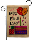 Happy Birth Day - Party & Celebration Special Occasion Vertical Impressions Decorative Flags HG192184 Made In USA