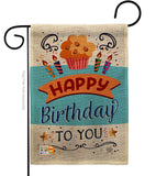 Birthday to You - Party & Celebration Special Occasion Vertical Impressions Decorative Flags HG192197 Made In USA