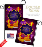 Happy Makar Sankranti - Party & Celebration Special Occasion Vertical Impressions Decorative Flags HG192593 Made In USA