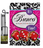 It's Bunco Time! - Party & Celebration Special Occasion Vertical Impressions Decorative Flags HG115098 Made In USA