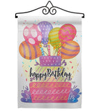 Happy Birthday Balloon - Party & Celebration Special Occasion Vertical Impressions Decorative Flags HG115182 Made In USA