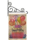 Happy Birthday Balloon - Party & Celebration Special Occasion Vertical Impressions Decorative Flags HG115182 Made In USA