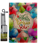 Celebrate Birthday - Party & Celebration Special Occasion Vertical Impressions Decorative Flags HG137081 Made In USA