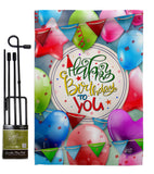 Celebrate Birthday - Party & Celebration Special Occasion Vertical Impressions Decorative Flags HG137081 Made In USA