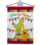 Viva La Fiesta - Party & Celebration Special Occasion Vertical Impressions Decorative Flags HG137112 Made In USA