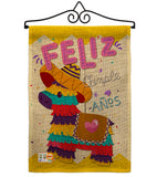 Feliz Cumpleaños - Party & Celebration Special Occasion Vertical Impressions Decorative Flags HG137194 Made In USA