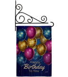 Brighten Birthday - Party & Celebration Special Occasion Vertical Impressions Decorative Flags HG137378 Made In USA