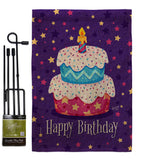 Celerate Birthday - Party & Celebration Special Occasion Vertical Impressions Decorative Flags HG137417 Made In USA